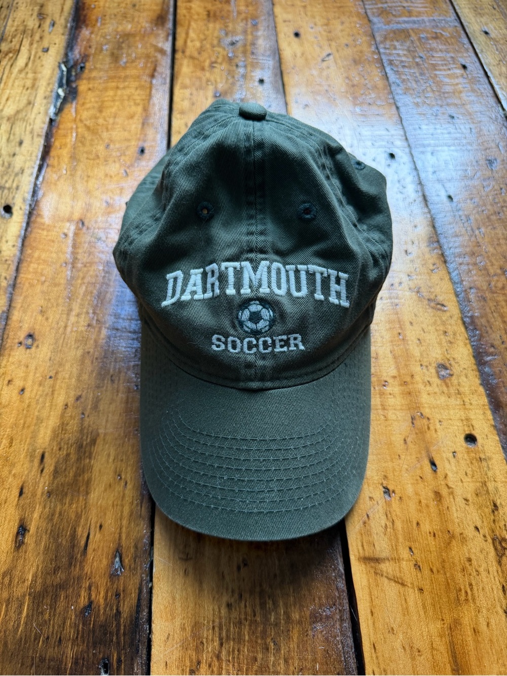 Legacy Olive Dartmouth Soccer Baseball Cap